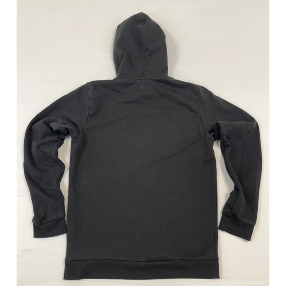 Kappa Mens Omini Logo Graphic Hoodie Black Cotton Blend Pullover Size Large - Picture 5 of 7